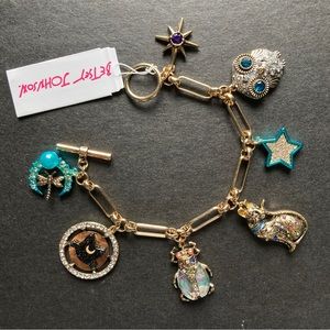 🩷 Betsey Johnson Celestial Charm Bracelet